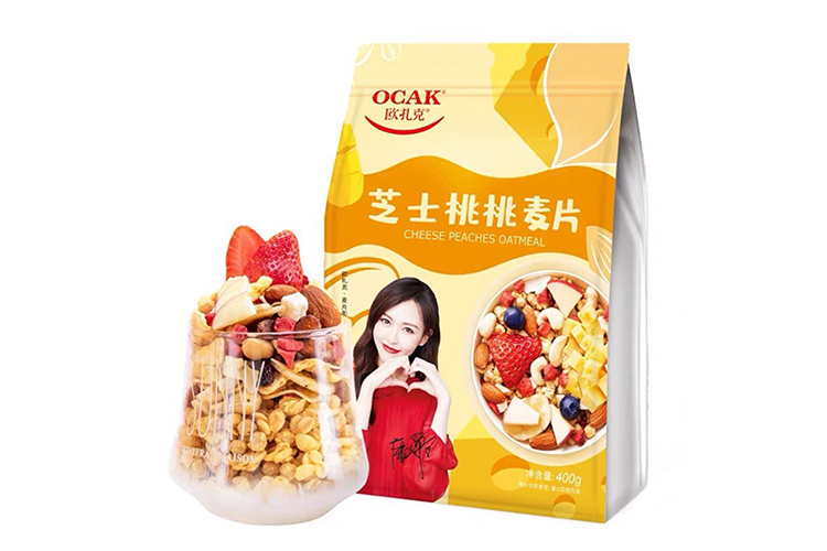 OCAK OATMEAL CHEESE PEACHES 400G